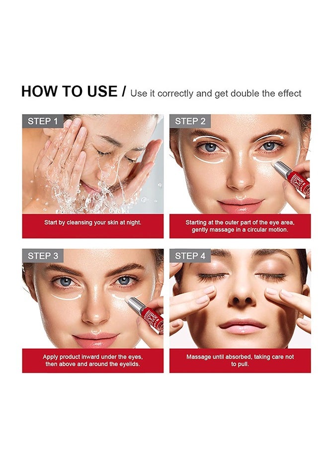 lakerain Retinol Eye Stick - Retinol Eye Cream for Dark Circles and Puffiness, Anti-wrinkle Eye Cream Stick, Dark Circle Fine Lines Treatment, Under Eye Serum Balm Skin Care, 3g/0.1oz  - Image 5