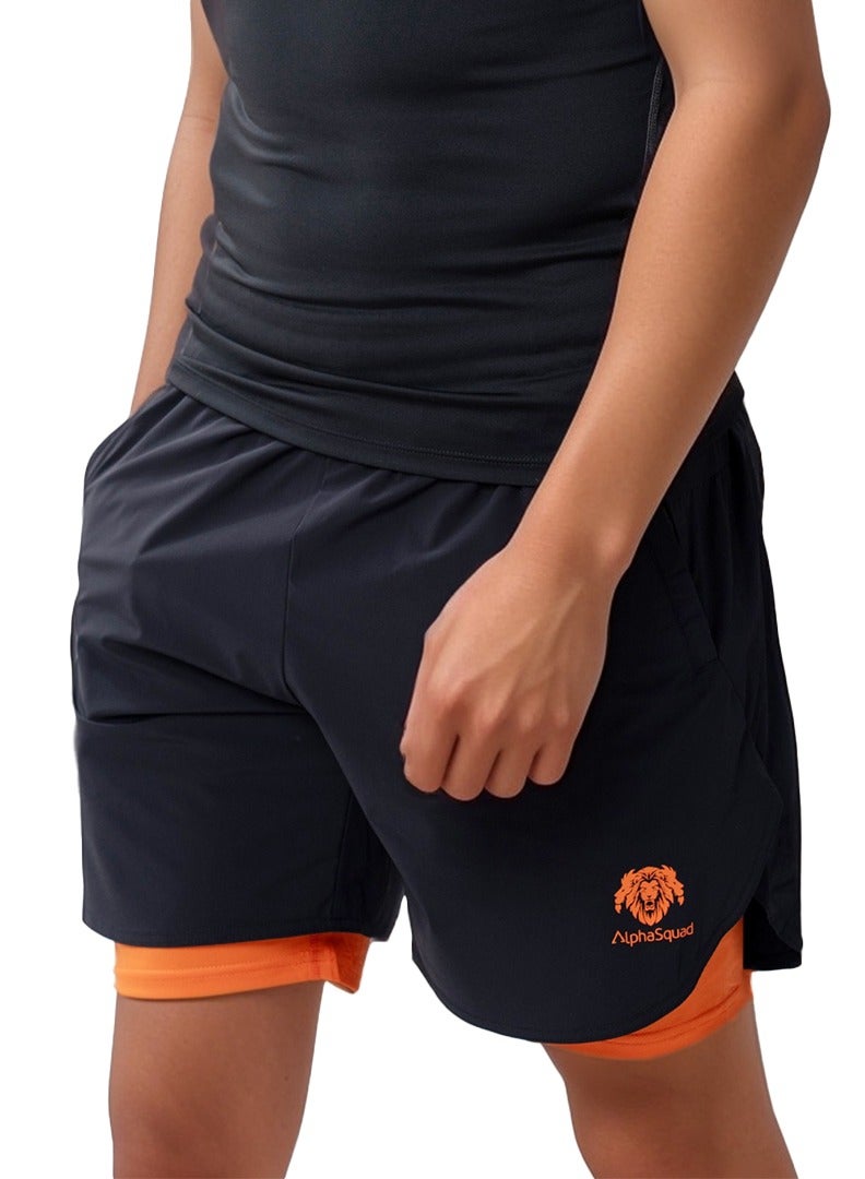 AlphaSquad AlphaSquad Athletic Shorts for Kids  - Image 2