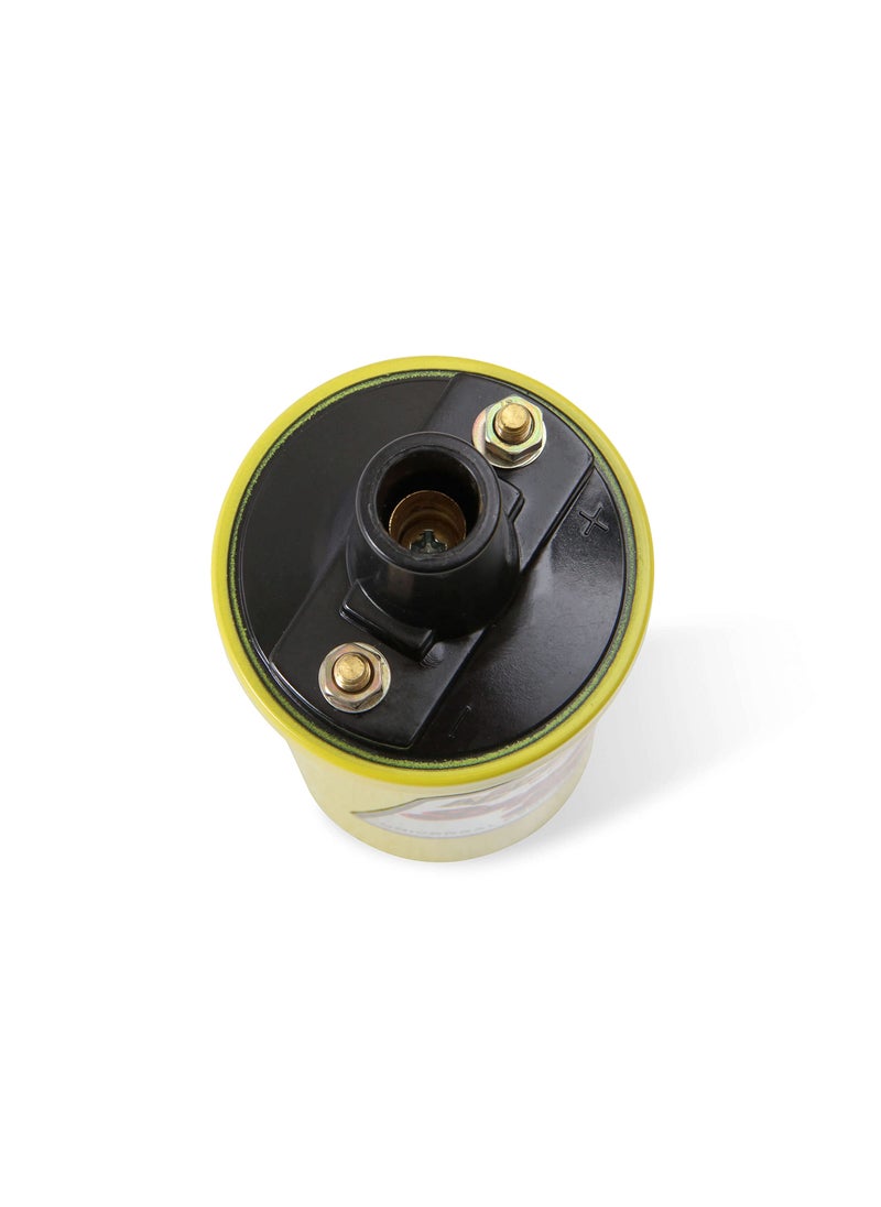 ACCEL ACCEL 8140 Ignition Coil - Yellow - 42000v 1.4 ohm primary - Points - good up to 6500 RPM  - Image 3