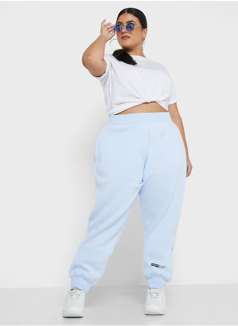 High Waist Logo Joggers