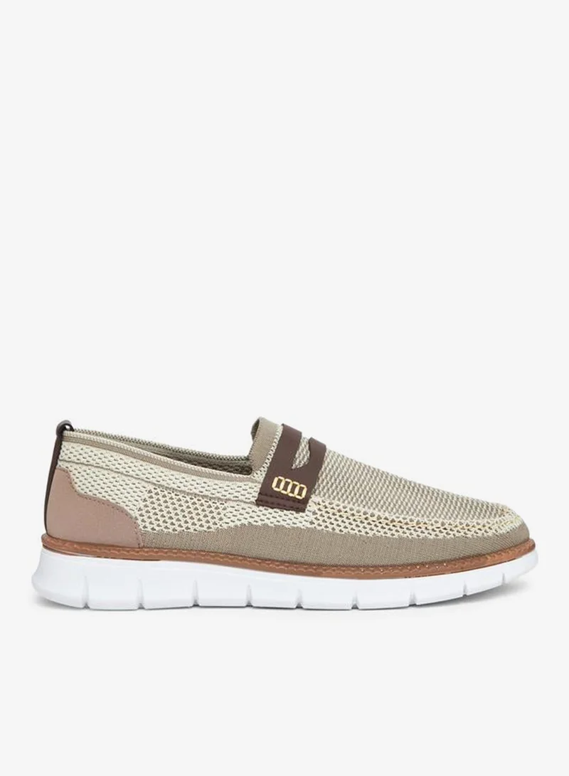 Styli Mesh Chunky Sole Slip-On Sneakers