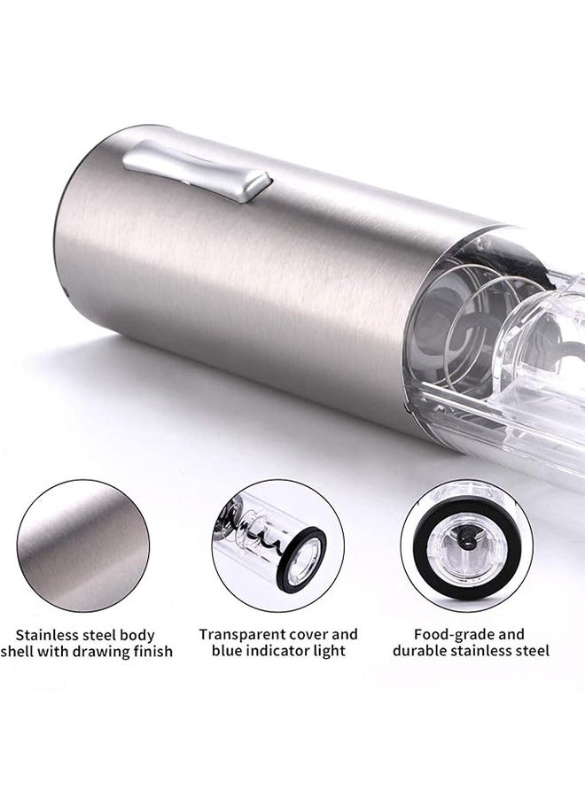 Electric Wine Opener, Battery Operated Wine Bottle Openers with Foil Cutter, One-click Button Corkscrew Remover for Home Kitchen Party Wedding  - Image 4