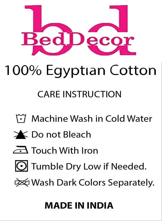 BedDecor Cal-King 500TC Super Soft Fitted Sheet ONE PCs 100% Egyptian Cotton 24 INCHES DEEP Pocket,White Solid - Image 4