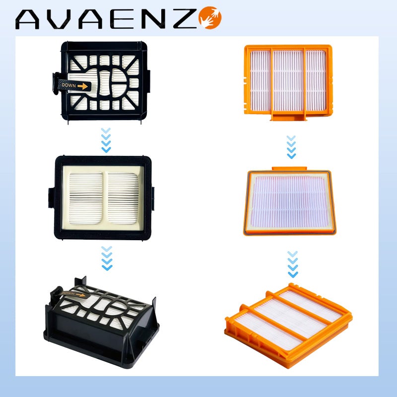 Avaenzo Replacement Parts Compatible with Shark AV2511AE AV2501S AV2610WA AV2501AE RV2502AE RV2610WA RV2520 AV2510 Accessories Kit with Main Brush,Filters,Foam Filters,Primary Filter,Side Brushes - Image 4