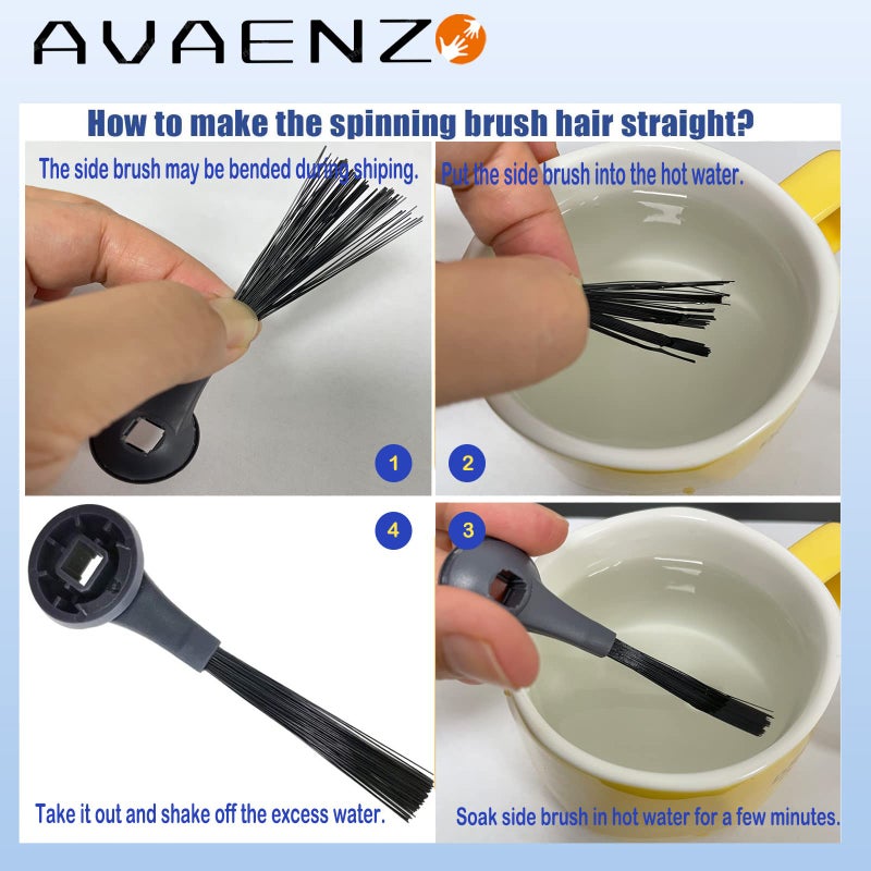 Avaenzo Replacement Parts Compatible with Shark AV2511AE AV2501S AV2610WA AV2501AE RV2502AE RV2610WA RV2520 AV2510 Accessories Kit with Main Brush,Filters,Foam Filters,Primary Filter,Side Brushes - Image 5