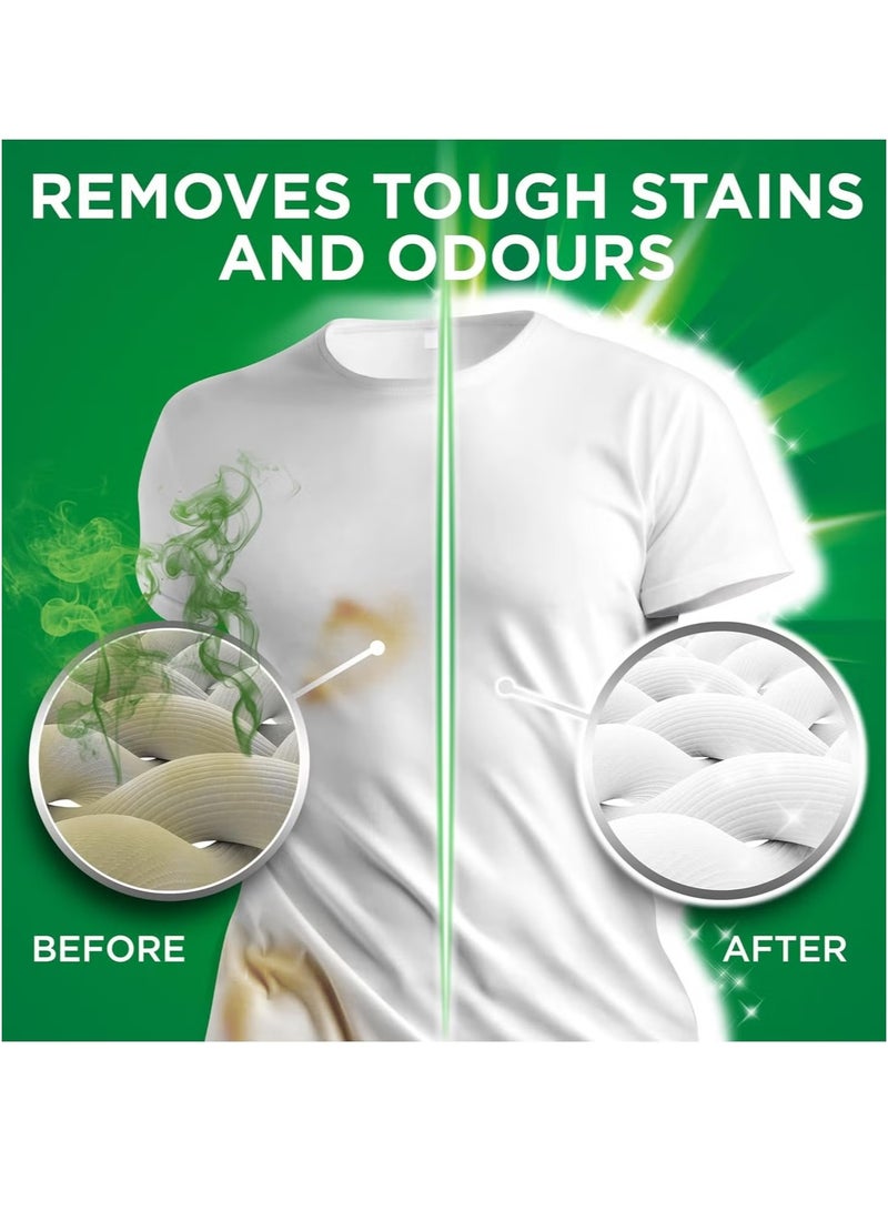 اريال بلاتينيوم + لمسة من فيبريز - ٥٠ قرص/قرص/كبسولة غسيل، منظف غسيل قوي ضد البقع، لطيف على بشرة الأطفال الحساسة - Image 4