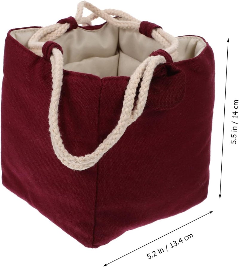 Tea Set Storage Bags Portable Tea Cup Pouch Decorative Teacup Pouch Small for Travel Home - Image 4