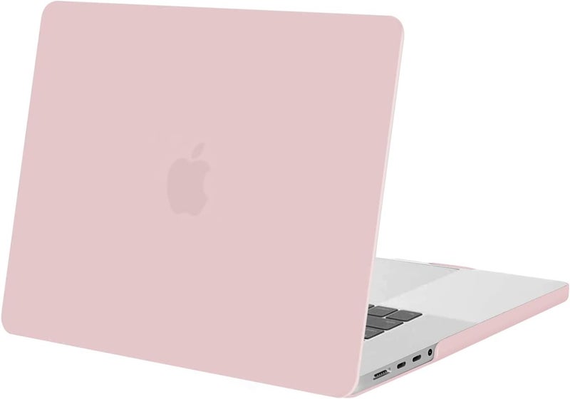 موسيسو غطاء حماية بلاستيكي صلب من متوافق مع MacBook Pro مقاس 16 بوصة إصدارات 2025 2024 2023 2022 2021 مع رقائق M4 M3 M2 M1 A3403 A3186 A2991 A2780 A2485 Pro Max، لون روز كوارتز - Image 1