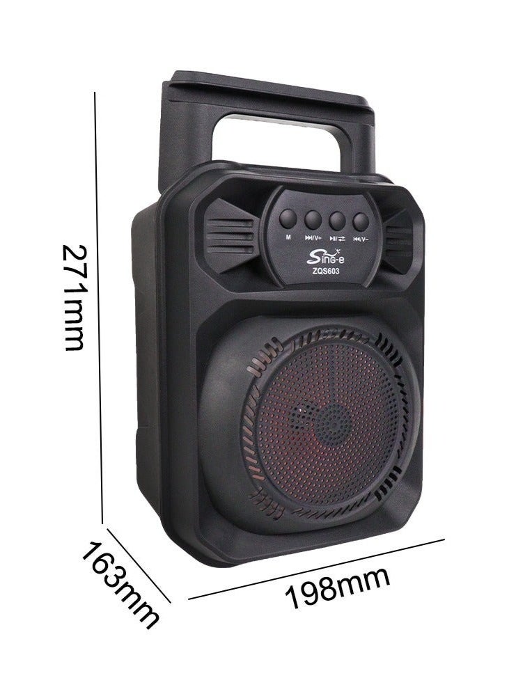 singe Wireless Bluetooth Speaker with Microphone ZQS603 - Image 3