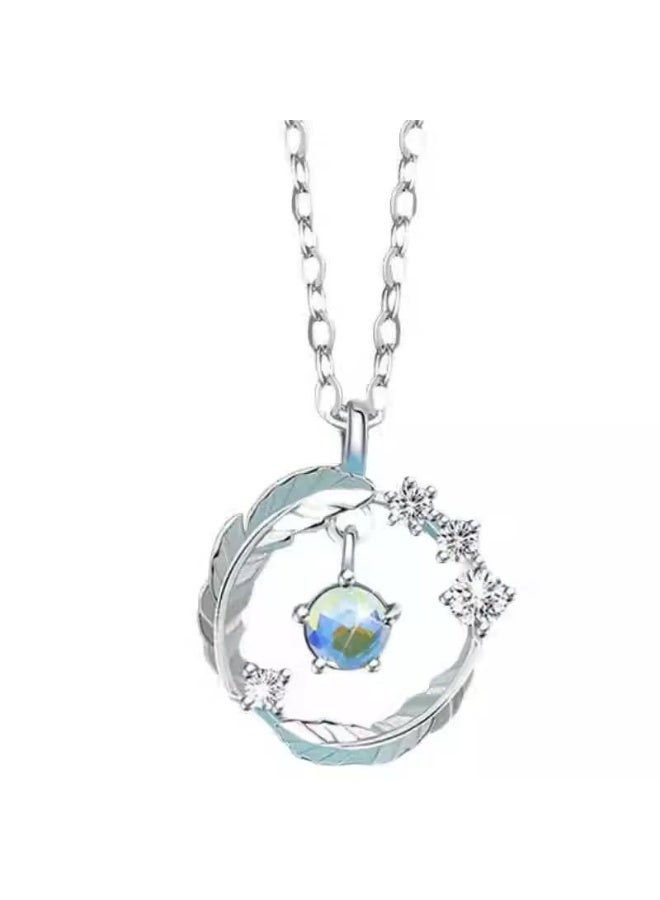 سيمهو قلادة ريشة فضية إسترلينية - Image 3