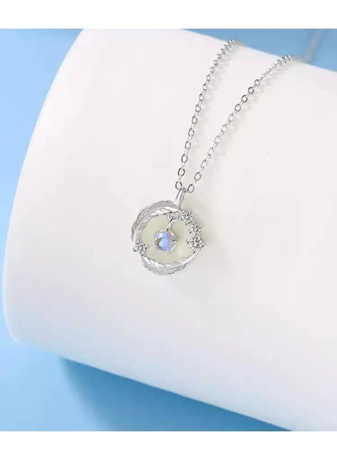 سيمهو قلادة ريشة فضية إسترلينية - Image 4