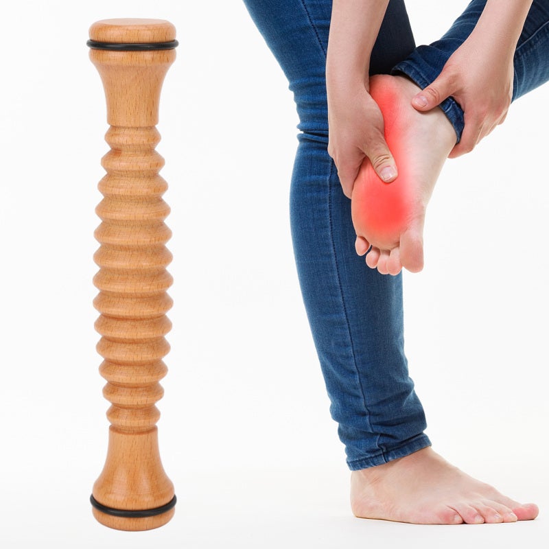 Wooden Foot Roller: Theaceae Material, Sturdy Durable - Ergonomic Design, Foot Soreness Relief, Stress Relieving Roller for Home Use, Foot Soreness Relief, Stress Relieving Roller for Home Use, Foot S - Image 1