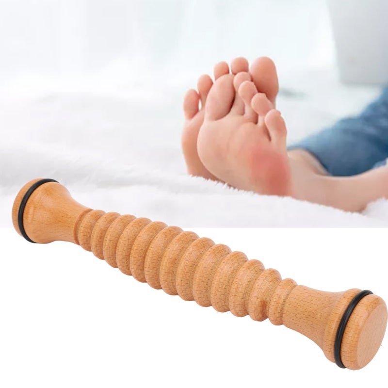 Wooden Foot Roller: Theaceae Material, Sturdy Durable - Ergonomic Design, Foot Soreness Relief, Stress Relieving Roller for Home Use, Foot Soreness Relief, Stress Relieving Roller for Home Use, Foot S - Image 2