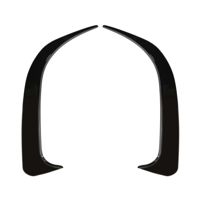 Glossy black Rear Bumper Spoiler Air Vent Cover Replacement for Mercedes W117 CLA Class 14-18 - Image 1