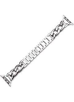 Dado Stainless Steel Replacement Band Compatible with Huawei Band 7 Watch, three beads adjustable length Stainless Steel strap  - Image 1