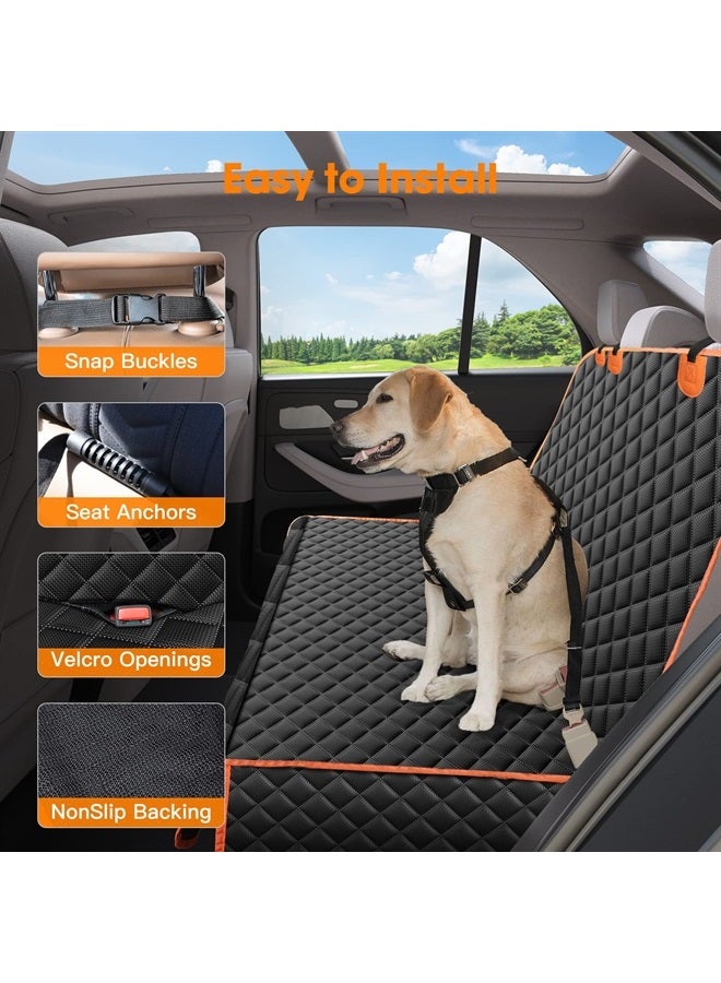 MIXJOY Dog Car Cover for Back Seat Cover Protector Waterproof Dog Seat Covers for Cars, Car Seat Protector for Dogs with 1 Dog Seat Belt, Nonslip Back Seat Cover for Kids, Trucks & SUV  - Image 5
