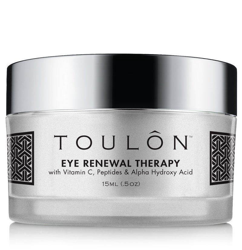 TOULON Eye Cream for Dark Circles Puffiness and Wrinkles Reduces Fine Lines with Vitamin C Peptides  Alpha Hydroxy Acid Minimizes Crows Feet Puffy Eyes and Bags