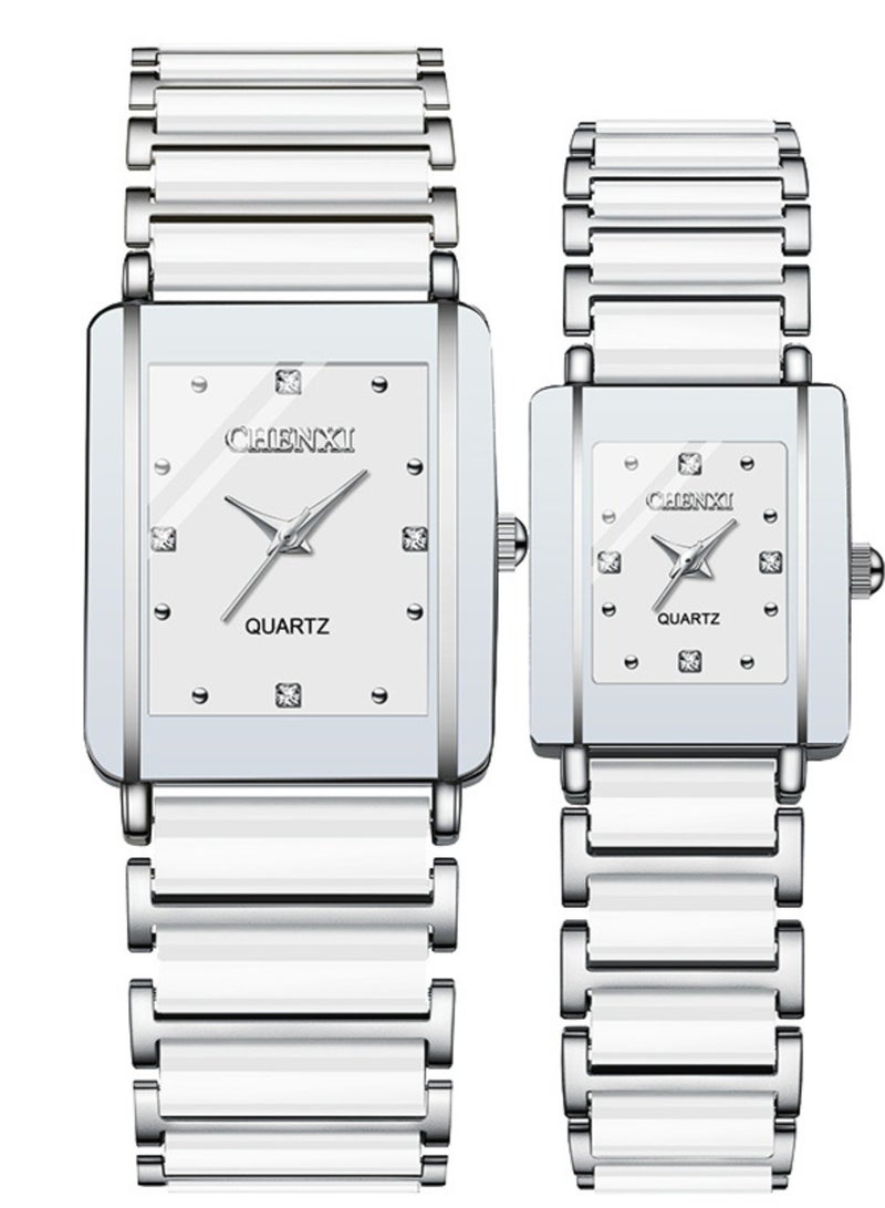 شينيكسي طقم ساعة شينيكسي مقاوم للماء للزوجين - Image 2