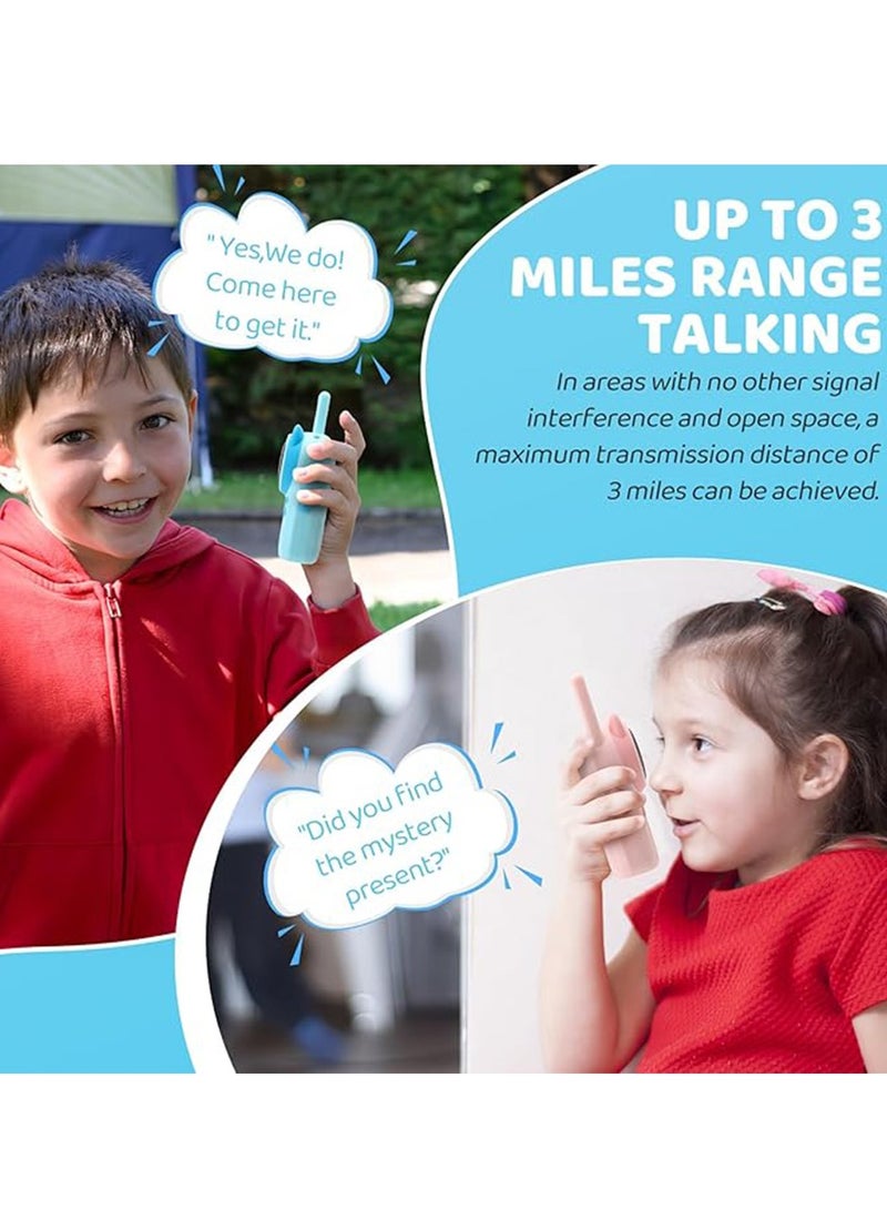 BlueFire Kids' Adventure Walki Talki Rechargeable (2 Pack) – LCD Display & LED Flashlight, Fun Outdoor Toy Gift for Boys & Girls Ages 3-12 – Camping, Hiking, Backyard Adventures (USB Rechargeable, Lightweight, Clear Sound - Image 5