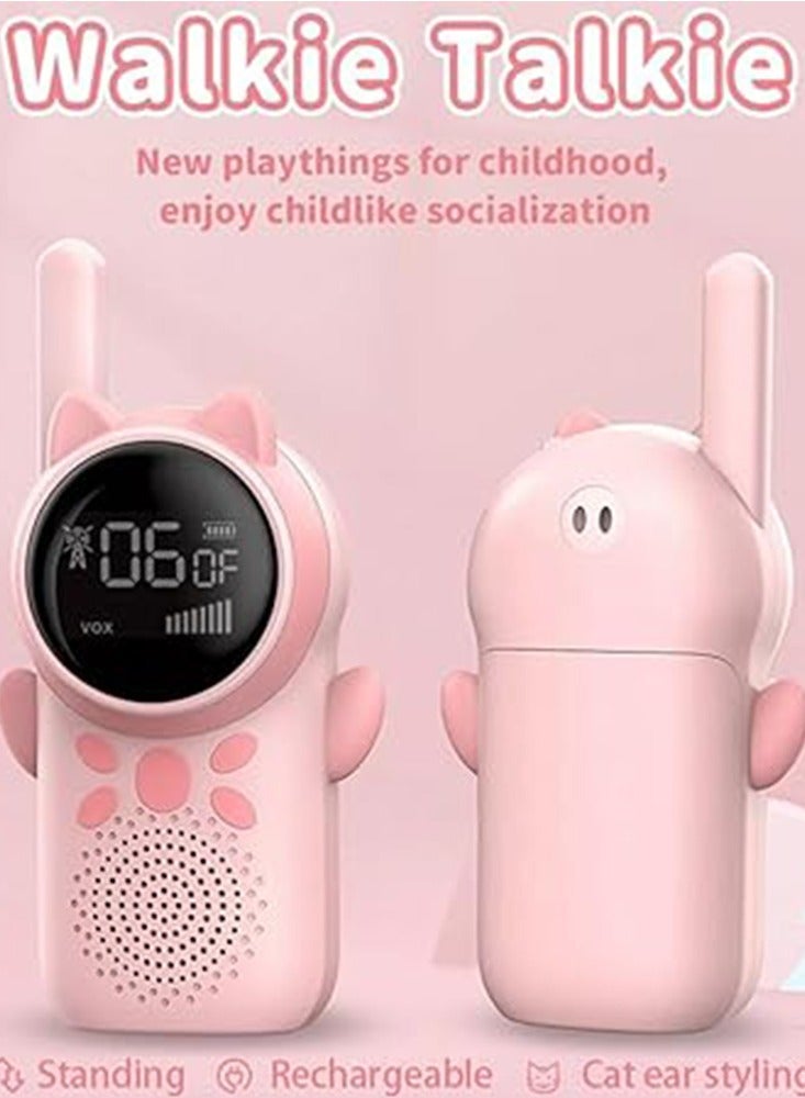 BlueFire Kids' Adventure Walki Talki Rechargeable (2 Pack) – LCD Display & LED Flashlight, Fun Outdoor Toy Gift for Boys & Girls Ages 3-12 – Camping, Hiking, Backyard Adventures (USB Rechargeable, Lightweight, Clear Sound - Image 2