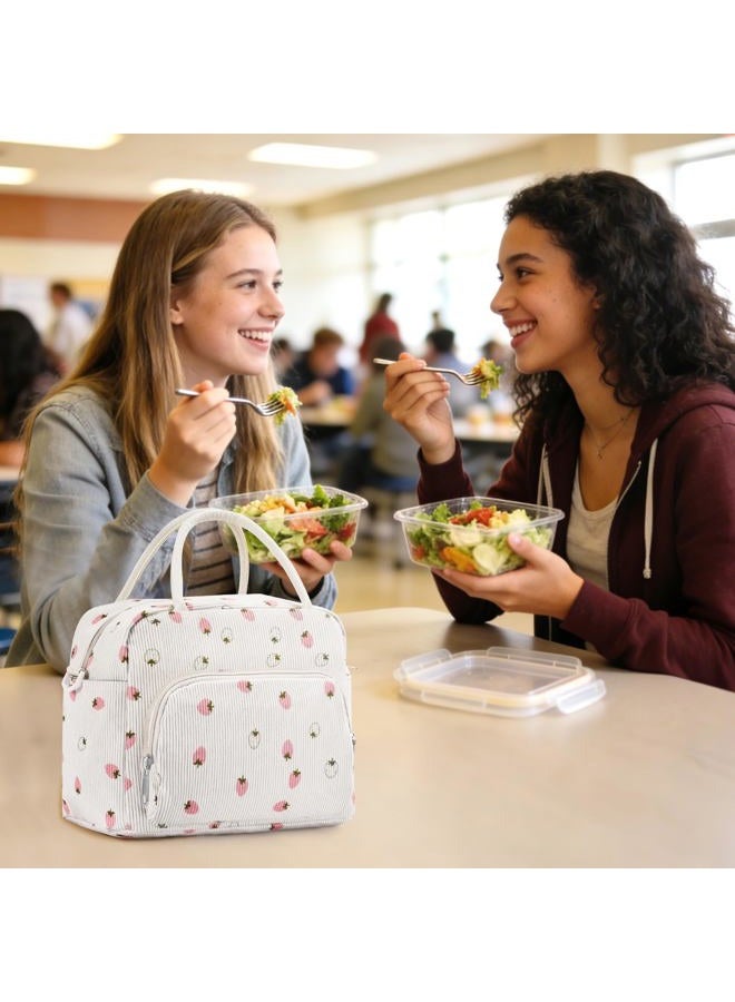 GASSDA Lunch Box for Women Insulated Lunch Bag Women Adult Cute Lunch Bags Reusable Lunchbox Cooler Tote Bag for Work Picnic - Image 2