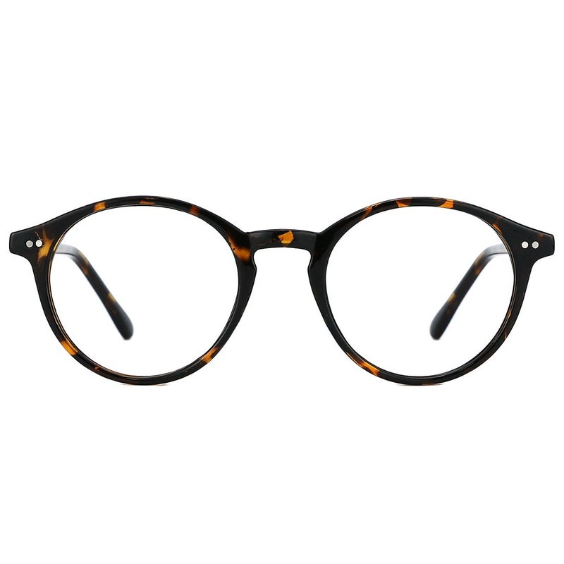 TIJN Blue Light Blocking Glasses for Women Men,Vintage Round Rim Frame Bluelight Eyeglasses,Anti-Glare & UV Protection(Green) - Image 1
