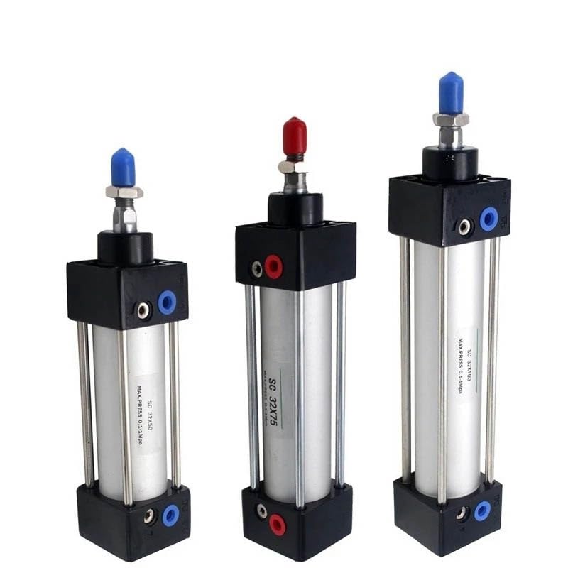 63mm Bore 75mm Stroke Standard Pneumatic Cylinder Big Thrust Industrial Air Cylinder - Image 4