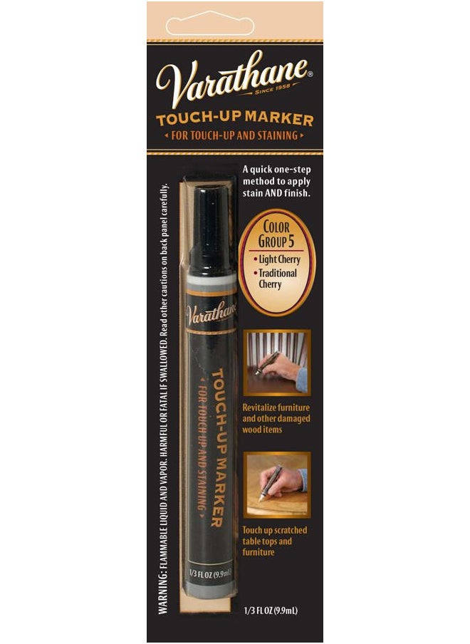 RUST-OLEUM Varathane 215356 Wood Stain Touch-Up Marker, 2.4 oz, Light Cherry/Traditional Cherry  - Image 1