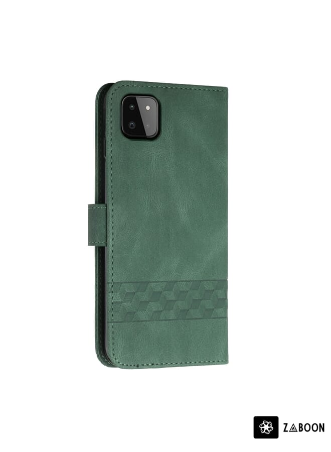 Zaboon Protective Case For OPPO A73 2020 Cubic Skin Feel Flip Leather - Image 3