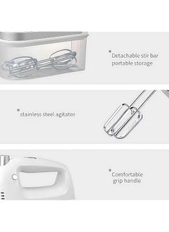 7 Speed 150W 600Ml Storage Box Kitchen Hand Held Electric Food Mixer Semi Automatic Rotary Egg Beater With Whisk Storage Case Multifunctional Blender - pzsku/Z428B0E94482535916967Z/45/_/1741178803/4d9d1055-1e7a-48ed-86aa-027b00255c81