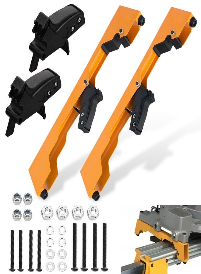 AMTHKNO Miter Saw Mounting Brackets DW7231 w/Lever Release Part Clips for Dewalt DW723, DWX723, DWX724, DWX725 DWX725B Heavy Duty Miter Saw, Fits N087371Stands - Image 1