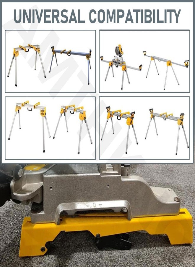 AMTHKNO Miter Saw Mounting Brackets DW7231 w/Lever Release Part Clips for Dewalt DW723, DWX723, DWX724, DWX725 DWX725B Heavy Duty Miter Saw, Fits N087371Stands - Image 3
