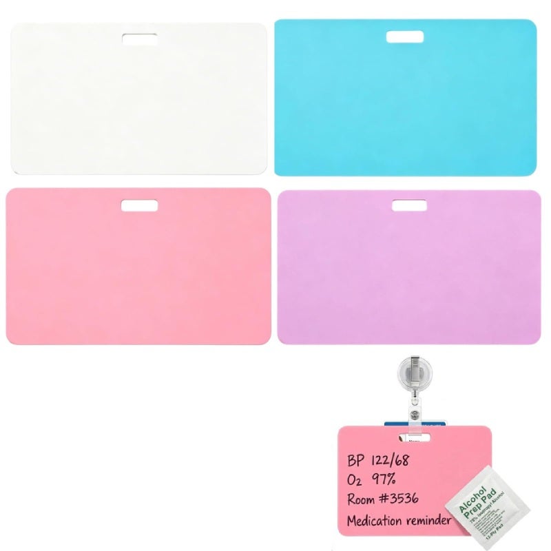 Erasable Sticky Notes 8*5*0.2Cm Effortless Reuse Badge Sticky Notes - Game Changer For Organization Dry Erase Notes For Office Workstations, School Planners And Classrooms - Image 1