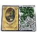 CB Catholic St Patrick Marble Rosary Gift Set. Includes Green Marble Bead Rosary with Celtic Cross Silver Metal - Image 2