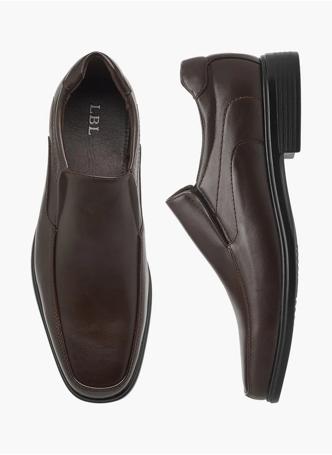 LBL by Shoexpress Men's Panelled Slip-On Loafers