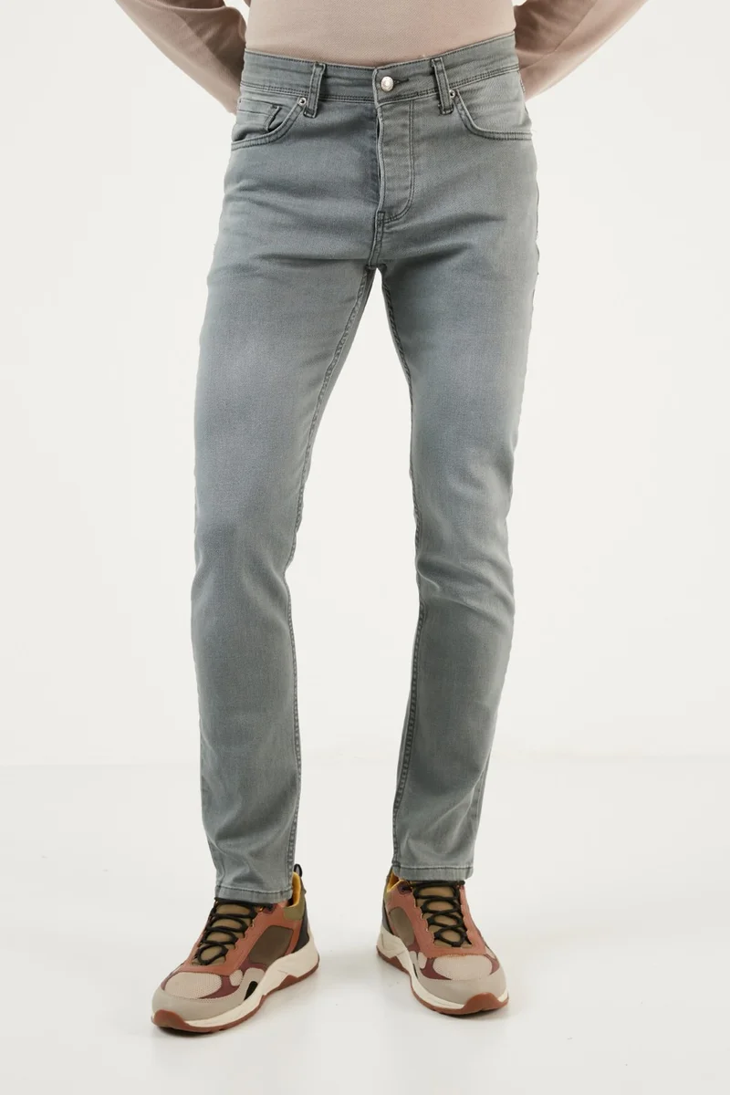 بوراتي Cotton Normal Waist Regular Fit Jeans Men's Denim Trousers 6440303