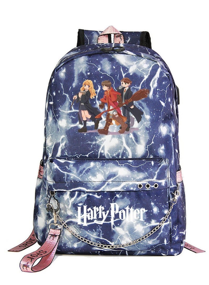 Harry Potter Cartoon Printed Backpack