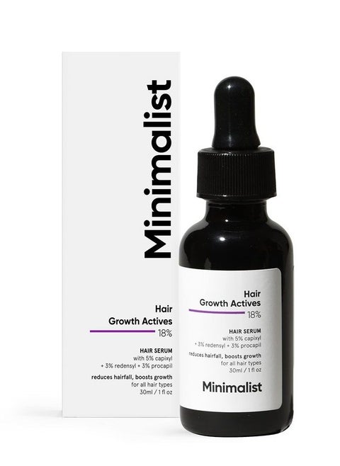 مصل كثافة الشعر Hair Density Actives 18% | مع Procapil وCapixyl وRedensyl وAnagain وBaicapil للتحكم في تساقط الشعر ونموه للرجال والنساء | 30 مل