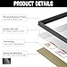 DALDED Display Wallboard for Lego F1 Speed Champions 66802 Wall Mount Frame for 10 Race Cars 7724277251 Transform Model into Wall Art Great Gift for Fans Collectors White No Model Included - Image 4