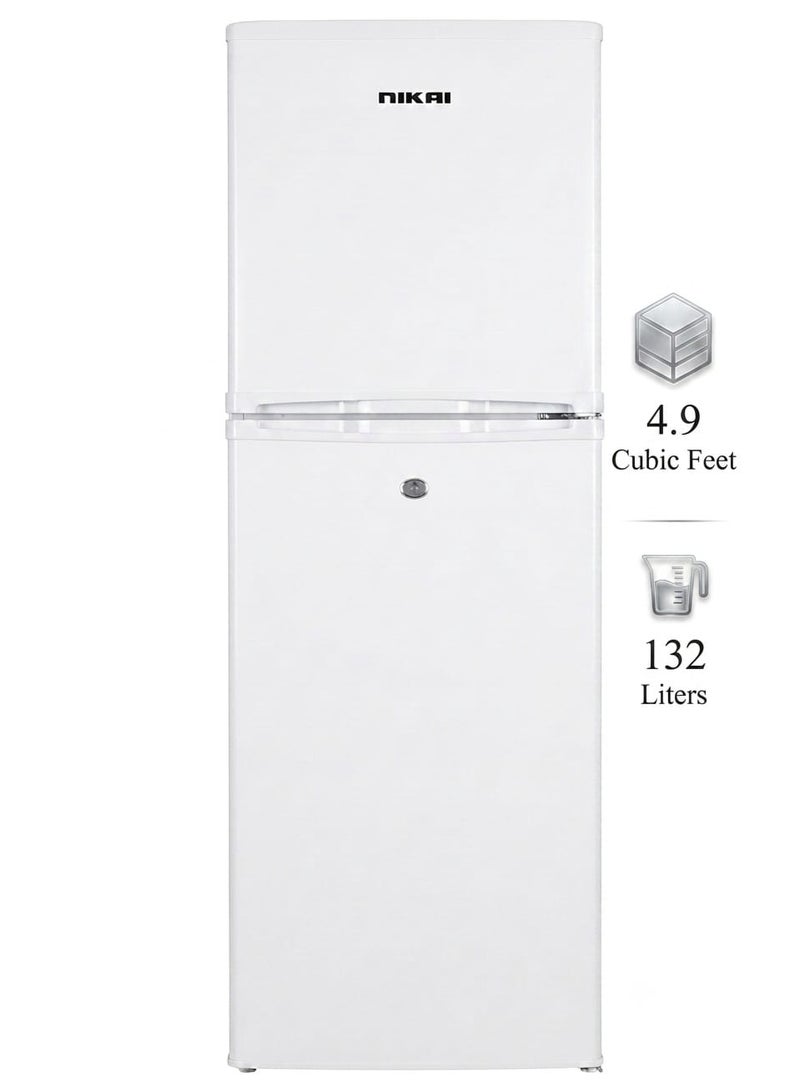 نيكاي 4.9 Cubic Feet Compact Refrigerator | Adjustable Thermostat | Eco-Friendly R600A Refrigerant | Silent & Energy-Efficient Compressor | Defrost Function | NRF170N26W NRF170N26W White - Image 1