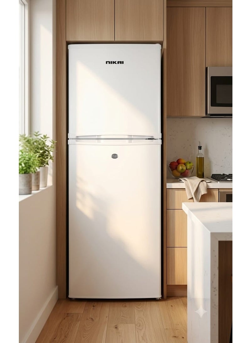 نيكاي 4.9 Cubic Feet Compact Refrigerator | Adjustable Thermostat | Eco-Friendly R600A Refrigerant | Silent & Energy-Efficient Compressor | Defrost Function | NRF170N26W NRF170N26W White - Image 4