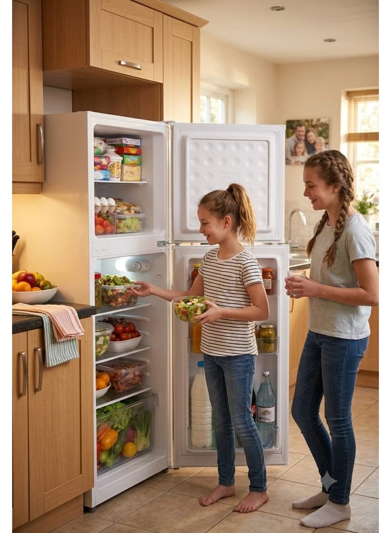 نيكاي 4.9 Cubic Feet Compact Refrigerator | Adjustable Thermostat | Eco-Friendly R600A Refrigerant | Silent & Energy-Efficient Compressor | Defrost Function | NRF170N26W NRF170N26W White - Image 3