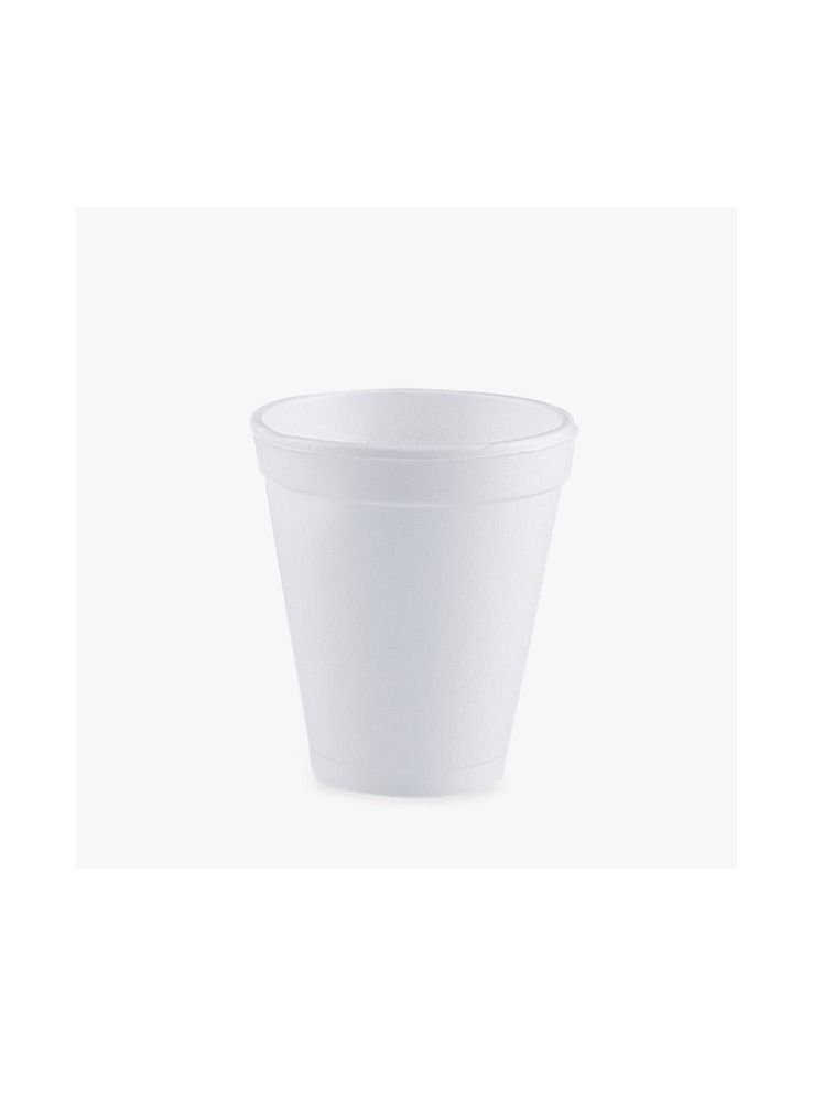 Falconpack 6oz Disposable Light Weight Foam White Cup