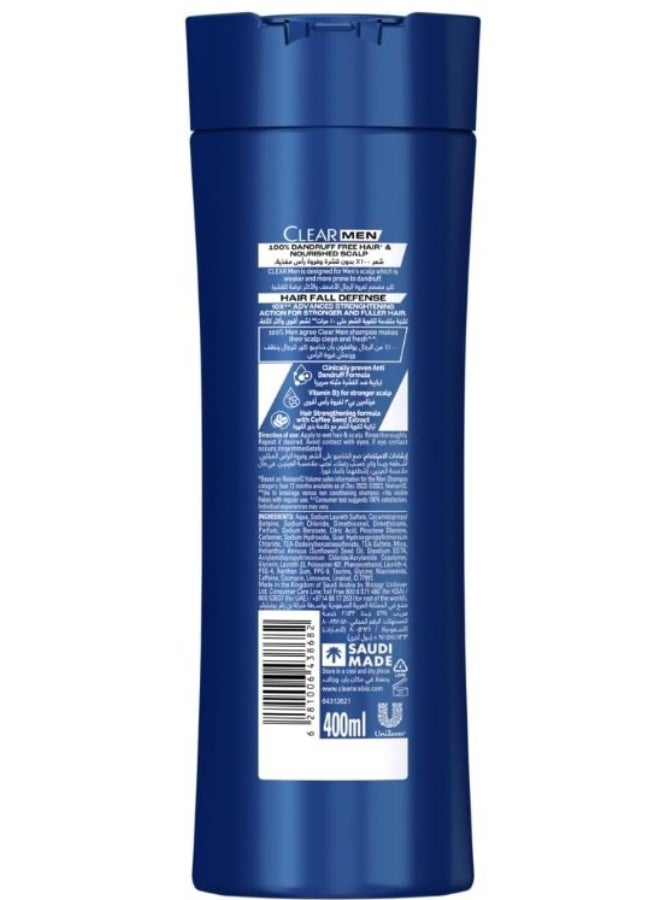 كلير مين شامبو وبلسم كلير 2 في 1 للرجال، مضاد للقشرة وتساقط الشعر، مع حبوب القهوة، 400 مل - Image 2