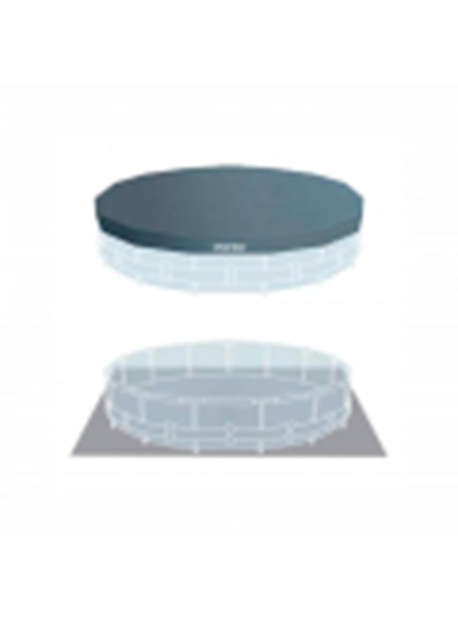 INTEX Prism Frame Round Swimming Pool 457x107cm |Ages  3+ - Image 5