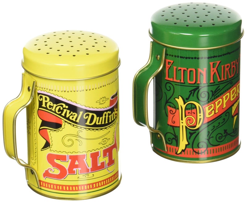 Norpro 713 Salt and Pepper Shaker Set, 4in/10cm and holds 10oz, Multicolor - Image 1