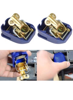 Excefore Quick Release 12V Battery Terminals Clamps Connectors, 2 Pcs Battery Terminals Clamps Connectors Quick Disconnect Terminals for Car Caravan Motorhome (Red and Blue)  - Image 4