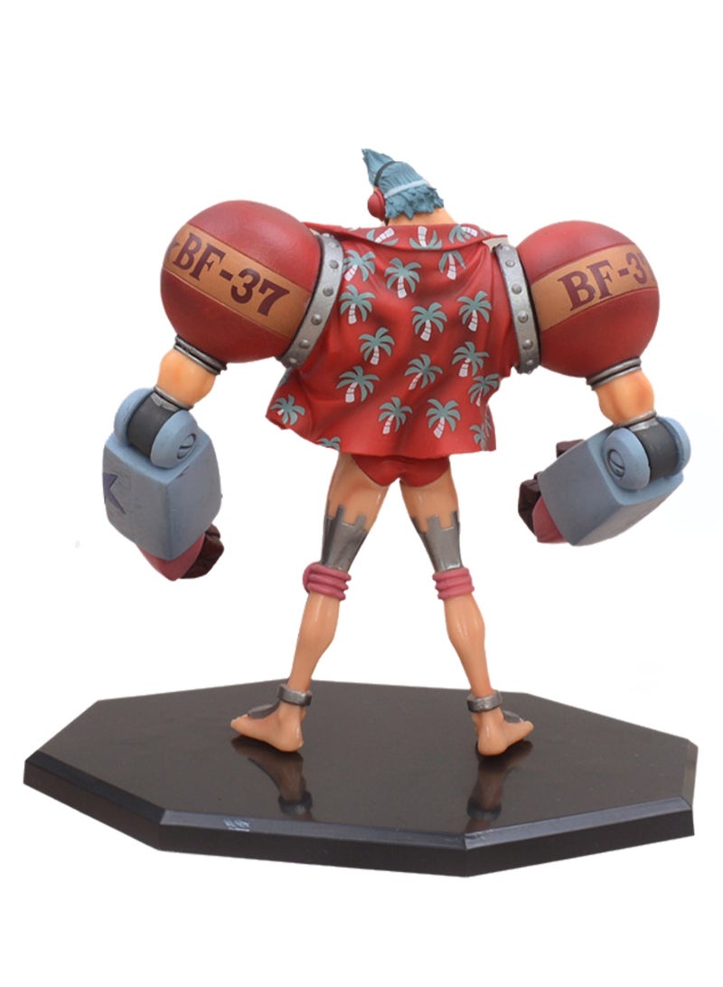 Boxed Franky Straw Hat Pirates Statue Franky Transformer Anime Model Ornaments  - Image 4