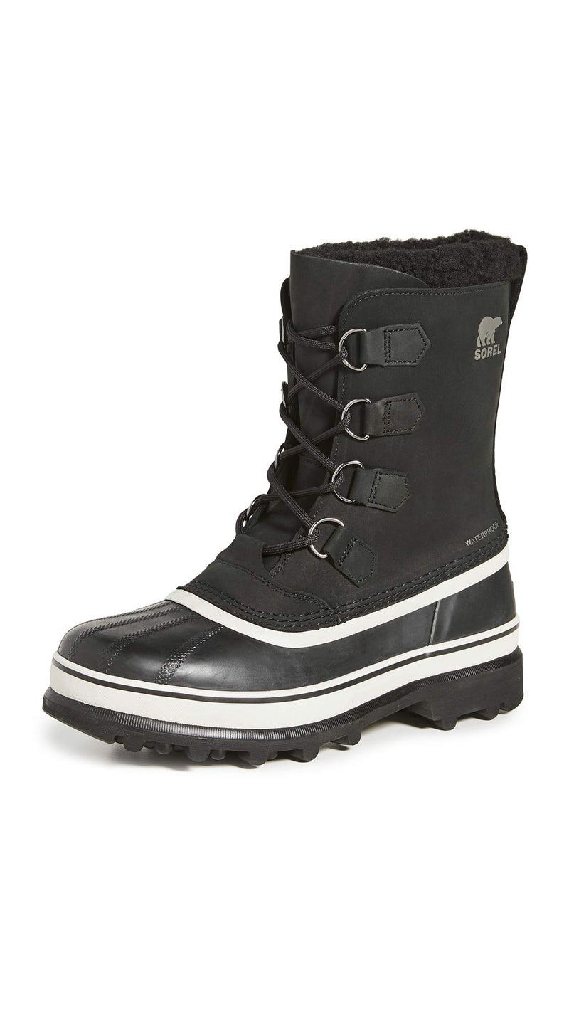 SOREL - Men's Caribou Waterproof Boot for Winter, Black, Dark Stone, 10 M US - Image 4