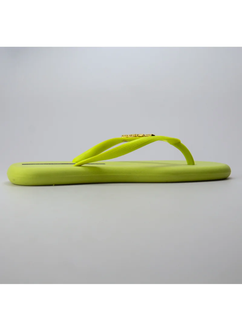 Voices Boat Women'S Flip Flops With Matching Brand Design Strap - Yellow